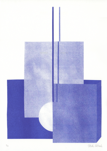 Modrá grafika 02.