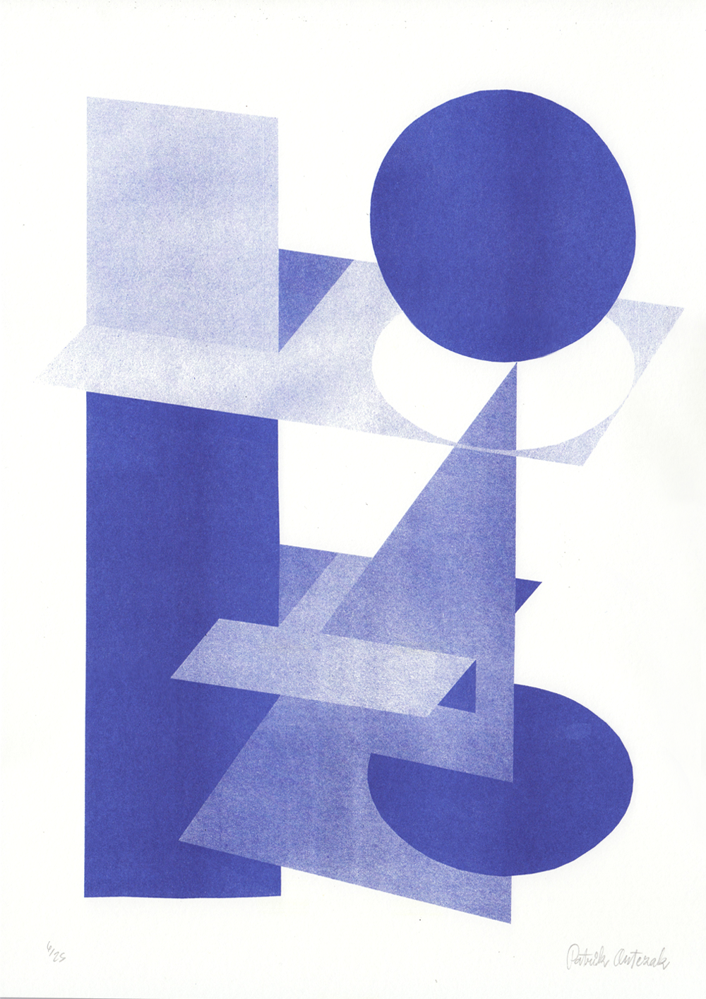 Modrá grafika 07.