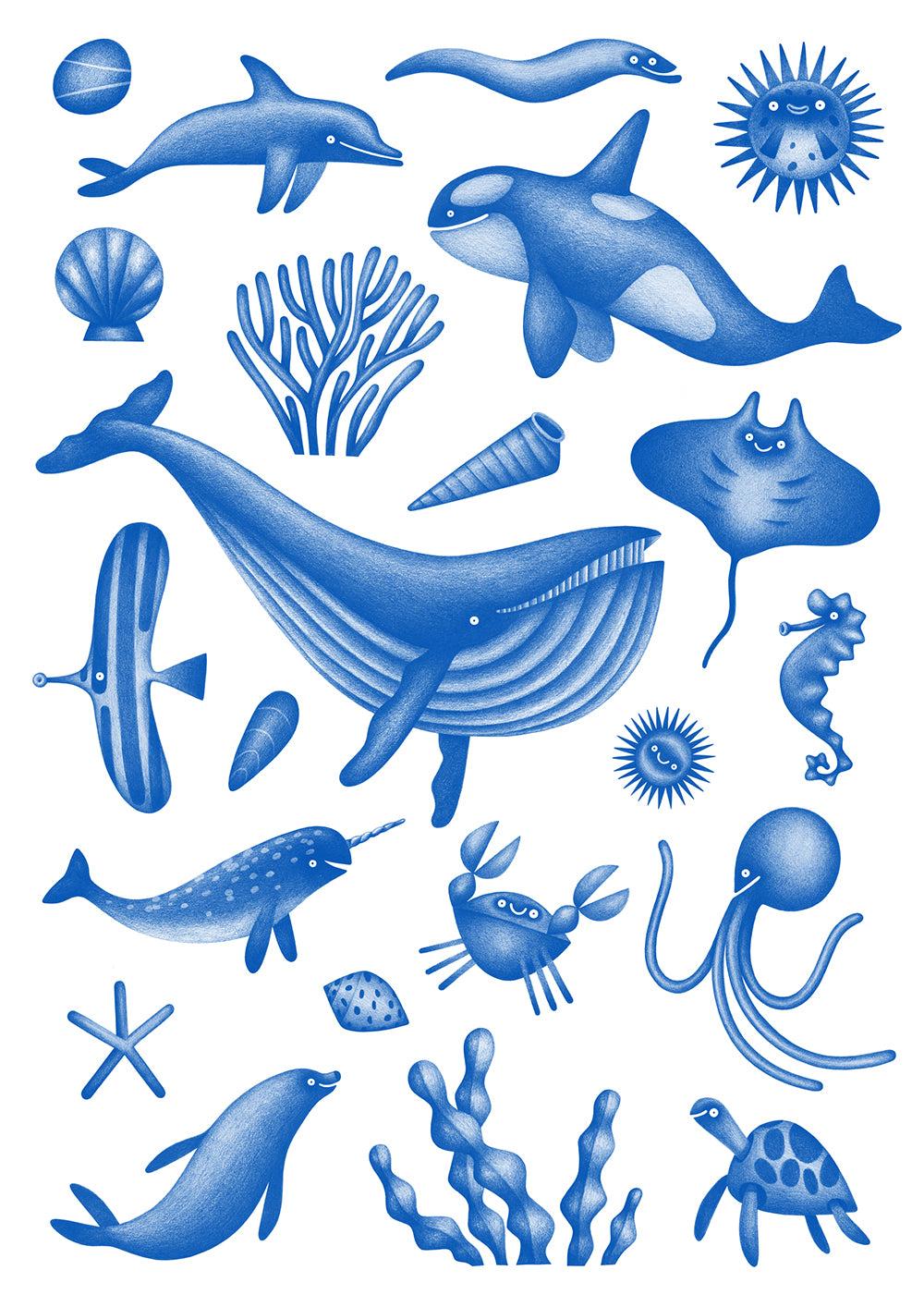 Plakát Zvířátka v moři